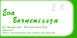 eva bornemissza business card